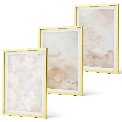 Wanddecoratieset schilderijen moderne pastelkleurige texturen