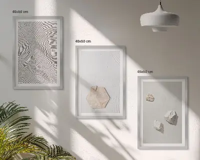 Fotowand lichte boho zandtexturen