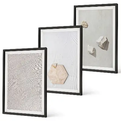 Fotowand lichte boho zandtexturen