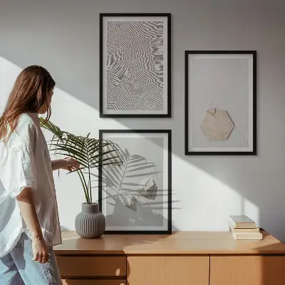 Fotowand lichte boho zandtexturen