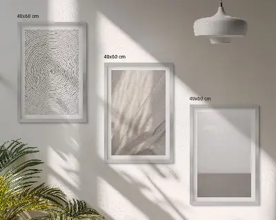 Fotowand met natuurlijke boho texturen