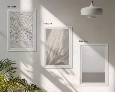 Fotowand met natuurlijke boho texturen