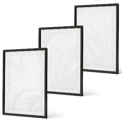 Wanddecoratie set schilderijen Marmur elegancki struktura
