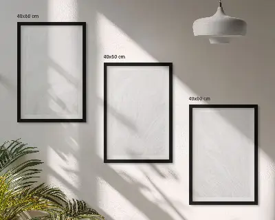 Wanddecoratieset schilderijen met elegante marmerstructuur