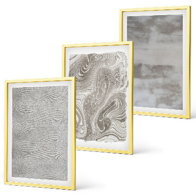 Wanddecoratie set schilderijen Industrialne abstrakcyjne wzory