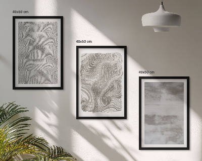 Wanddecoratie set schilderijen Industrialne abstrakcyjne wzory