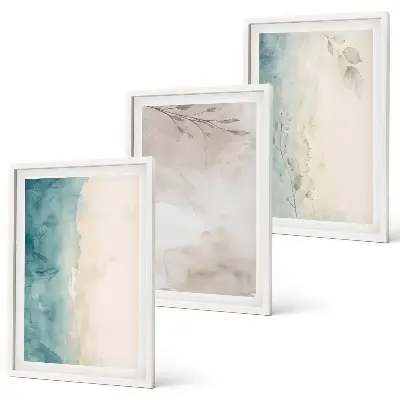 Fotobehang subtiele aquarelstijlen