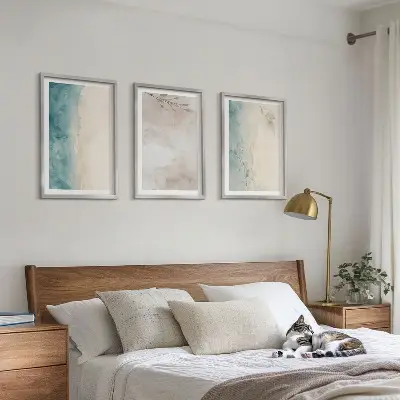 Fotobehang subtiele aquarelstijlen