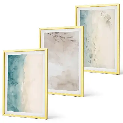 Fotobehang subtiele aquarelstijlen