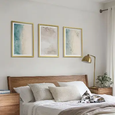 Fotobehang subtiele aquarelstijlen