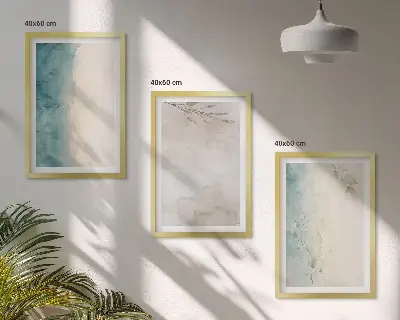 Fotobehang subtiele aquarelstijlen