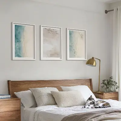 Fotobehang subtiele aquarelstijlen