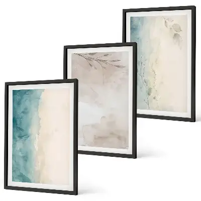 Fotobehang subtiele aquarelstijlen