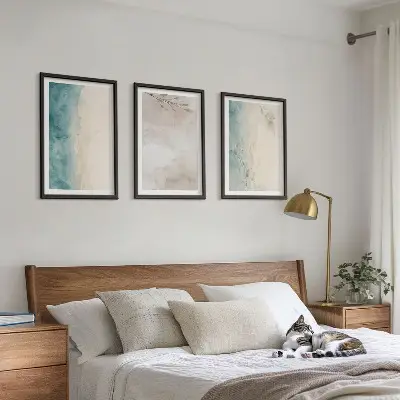 Fotobehang subtiele aquarelstijlen