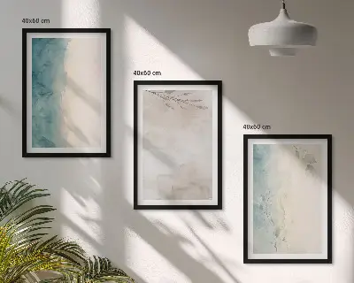 Fotobehang subtiele aquarelstijlen