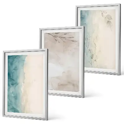 Fotobehang subtiele aquarelstijlen
