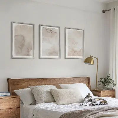 Fotowand met boho aquarelverf