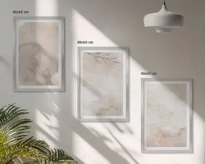 Fotowand met boho aquarelverf