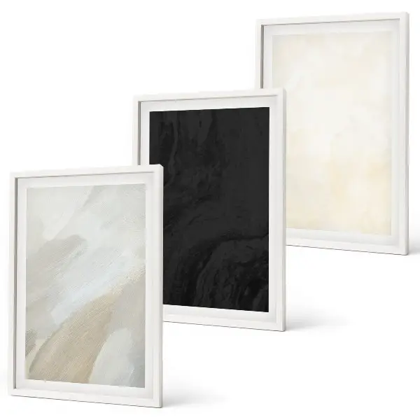 Fotowand met abstracte texturen in minimalistische tinten