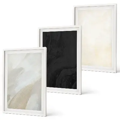 Fotowand met abstracte texturen in minimalistische tinten
