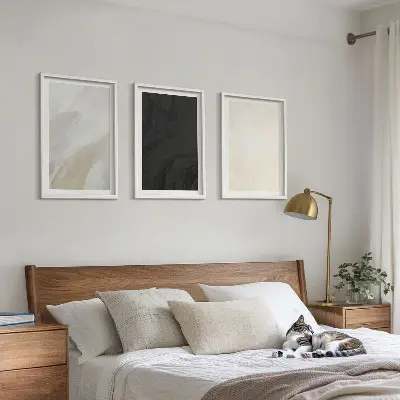 Fotowand met abstracte texturen in minimalistische tinten
