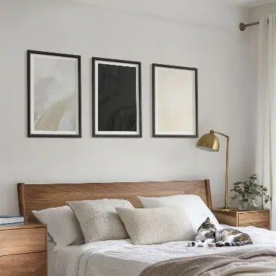 Fotowand met abstracte texturen in minimalistische tinten
