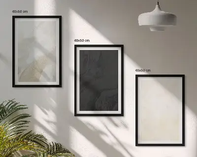 Fotowand met abstracte texturen in minimalistische tinten