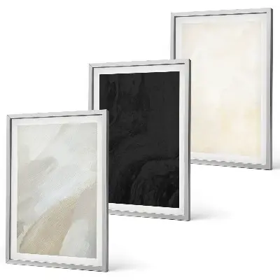 Fotowand met abstracte texturen in minimalistische tinten