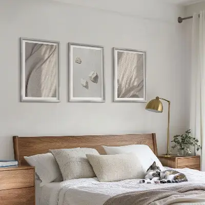 Fotowand met close-up van boho textuur