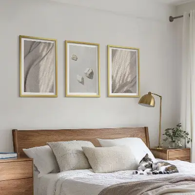 Fotowand met close-up van boho textuur