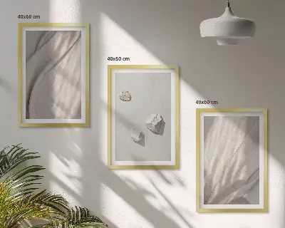 Fotowand met close-up van boho textuur