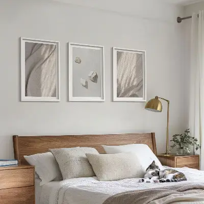 Fotowand met close-up van boho textuur