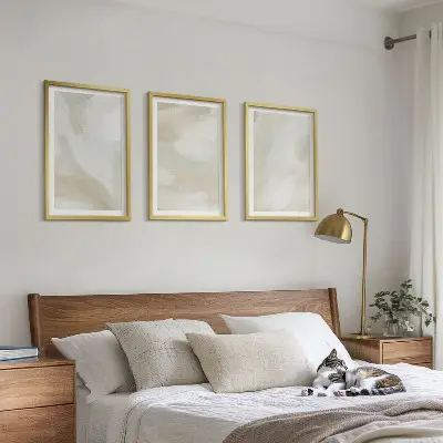 Fotowand met minimalistische verftextuur