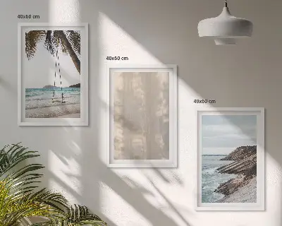 Fotowand zomerse beelden van zand en de kust