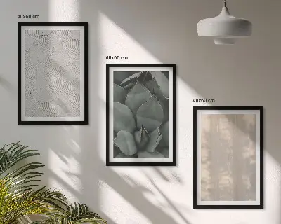Wanddecoratie set schilderijen zomerse tropische texturen