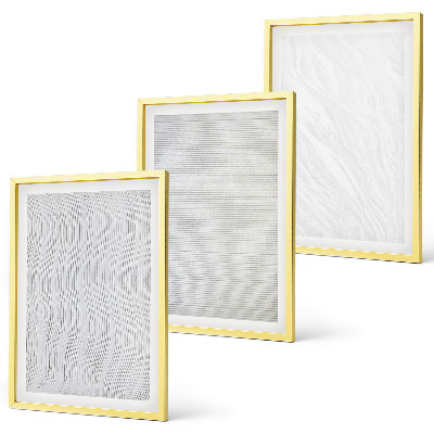 Wanddecoratie set schilderijen Jasne struktury wzory piasku