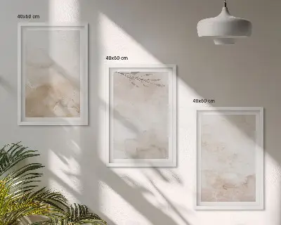 Fotobehang aquarelbladeren in pastelkleuren