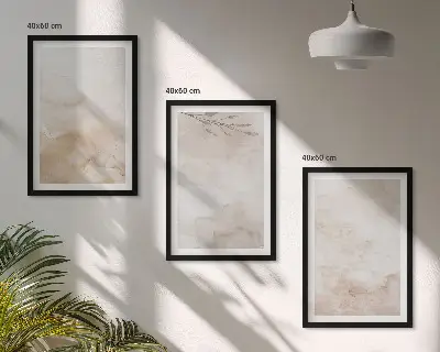 Fotobehang aquarelbladeren in pastelkleuren