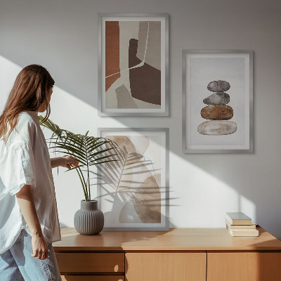 Wanddecoratie set schilderijen Malarstwo abstrakcyjne nowoczesne