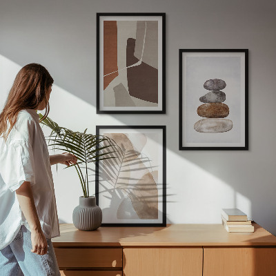 Wanddecoratie set schilderijen Malarstwo abstrakcyjne nowoczesne