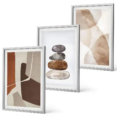 Wanddecoratie set schilderijen modern abstract schilderij