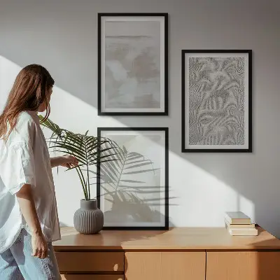 Fotowand met abstract modern design