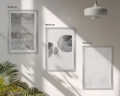 Set van wanddecoratie schilderijen moderne abstracte structuren