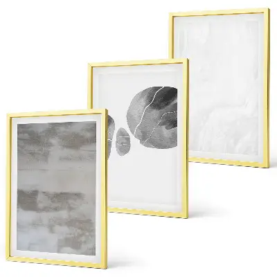 Set van wanddecoratie schilderijen moderne abstracte structuren