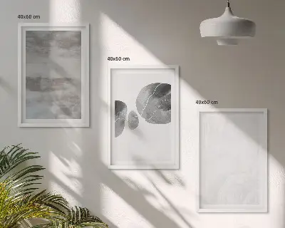 Set van wanddecoratie schilderijen moderne abstracte structuren