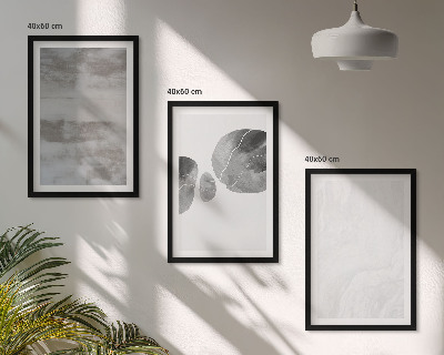 Wanddecoratie set schilderijen Abstrakcyjne struktury nowoczesne