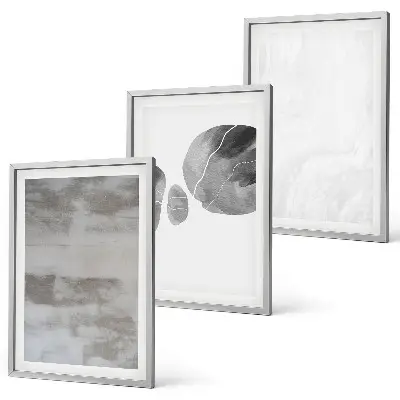 Set van wanddecoratie schilderijen moderne abstracte structuren
