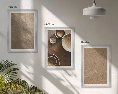 Fotowand met minimalistische stenen structuren