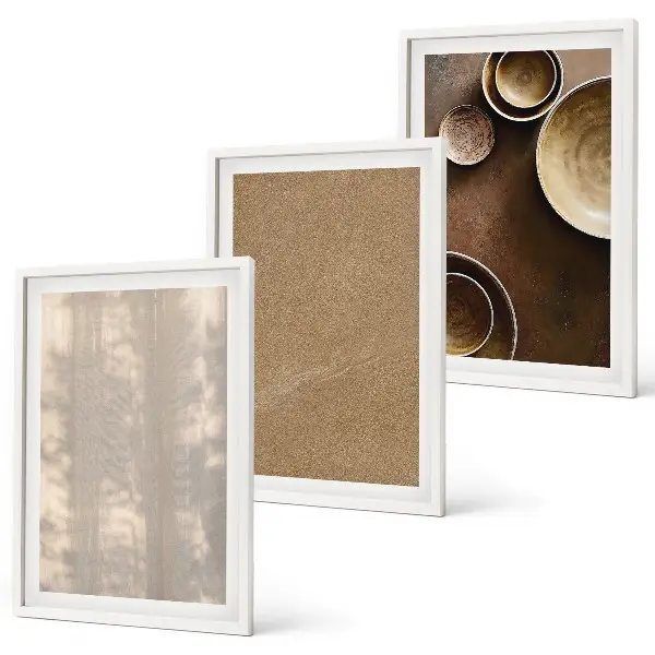 Wanddecoratie set schilderijen minimalistische texturen