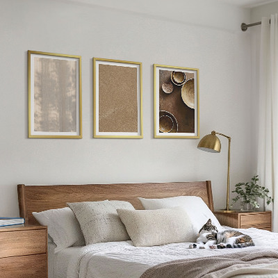Wanddecoratie set schilderijen Struktury tekstury minimalistyczne
